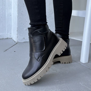 Женские ботинки низкие ITstyle Черны 38 24.5 см (07060/23)
