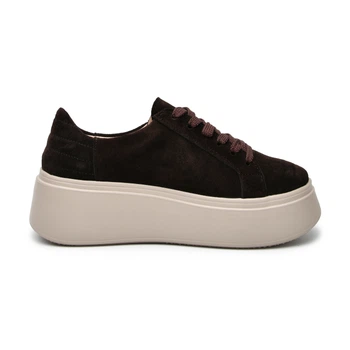 Женские кеды низкие ITstyle Коричневые 38 24.5 см (50712)