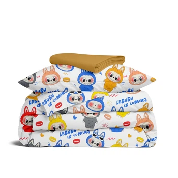 Підлітковий комплект постільної білизни Cosas LABUBU FUN Ранфорс 160x220 (4822052467732)