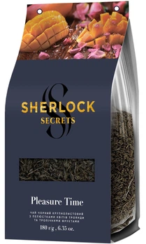 Чай черный Sherlock Secrets Pleasure Time 180 г (4823118607529)