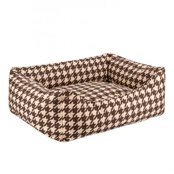 Лежанка для Собак и Котов BronzeDog Comfort Прямоугольная Коричневая 35 х 45 см (1012108)