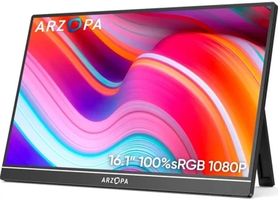 Монитор 16.1" G1 Game (Z1RC), Black, 2x1W Arzopa (teh0020244)