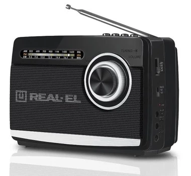 Радиоприемник 1.0 X-510 Black, 3 Вт REAL-EL (teh0021030)