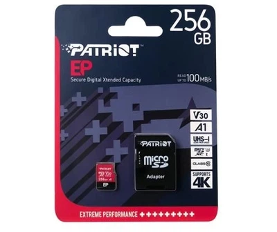 Карта памяти microSDXC, 256Gb, EP Patriot (teh0020718)