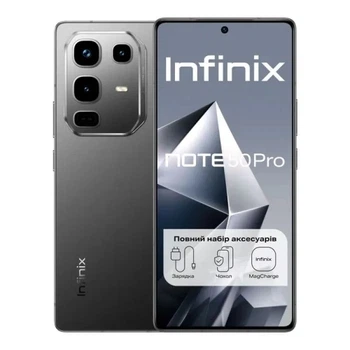 Смартфон NOTE 50 Pro (X6855), Shadow Black, 6.78" (2436x1080, 144 Гц, AMOLED) Infinix (teh0019875)