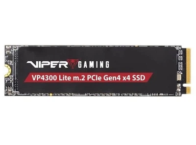 Твердотельный накопитель SSD 1Tb, Viper VP4300 Lite, PCI-E 4.0x4, M.2 2280, 3D TLC, 7400/6400 МБ/с Patriot (2000003320417)