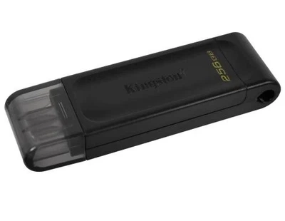 Флеш накопитель USB 256Gb DataTraveler 70, Black Kingston (2000003334322)