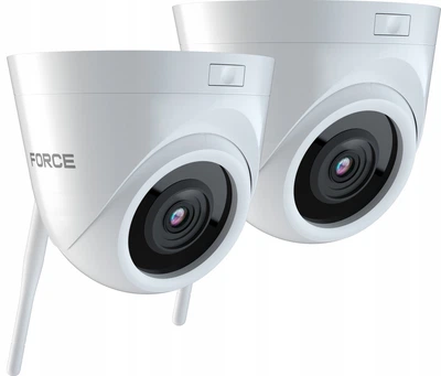 IP купольна камера Force IP-WI-2030D 2 Mpx 1920x1080px Білий
