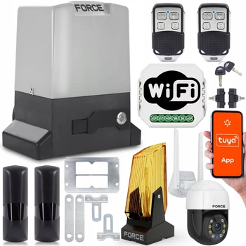 Комплект автоматики для откатных ворот Force 760 370 Вт 600 кг WiFi Белый