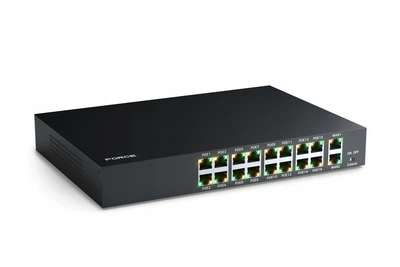 Переключатель Force SW16P2U1G POE для IP-камер 16xPOE 240 Вт 100 Мбит