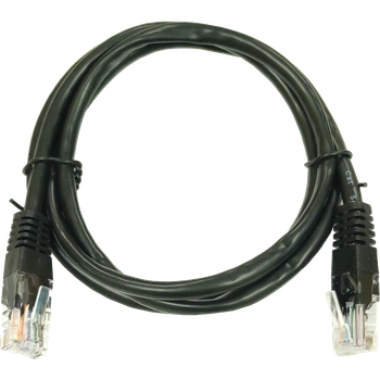 Патч-корд Kingda UTP кат. 5e PAUT3300-BK 3 м, черный