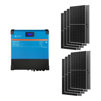 Система автономной системы питания. Victron Energy Multi RS Solar 48/6000/100-450/80 + AIKO G645-MCH72Dw 5.3 кВт