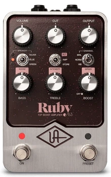 Педаль эффектов Universal Audio UAFX Ruby '63 Top Boost Amplifier (819937003332)