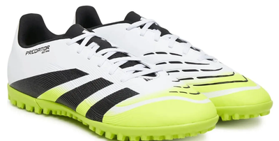 Сороконожки ADIDAS PREDATOR CLUB TF для взрослых белый/черный/зеленый size 42 2/3 /27.0см