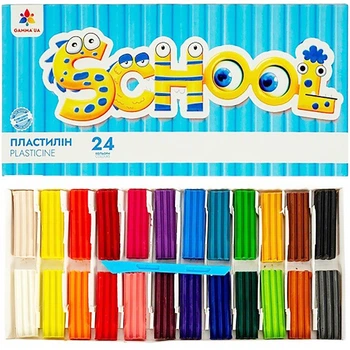 Набор для лепки пластилин "School" 200319G 24 цвета