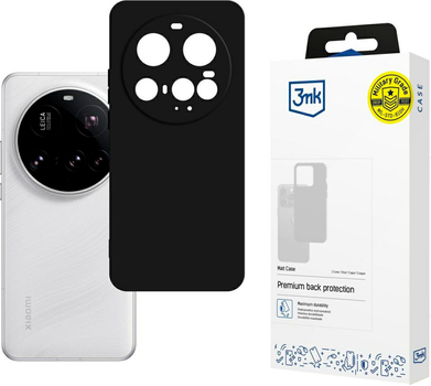 Etui plecki 3MK Matt do Xiaomi 15 Ultra Black (5903108649018)