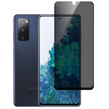 Защитное стекло Fiji Privacy для Samsung Galaxy S20 FE (G780) антишпион Anti-peeping полная проклейка черный