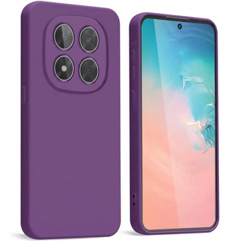 Чехол Fiji Full Soft Premium для Xiaomi Redmi Note 15 противоударный бампер с микрофиброй Dark Purple