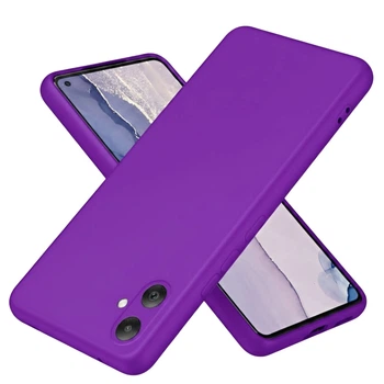 Чехол Fiji Full Soft Premium для Samsung Galaxy A07 (A075) противоударный бампер с микрофиброй Dark Purple