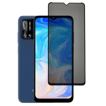 Защитное стекло Fiji Privacy для Doogee N40 Pro антишпион Anti-peeping полная проклейка черный
