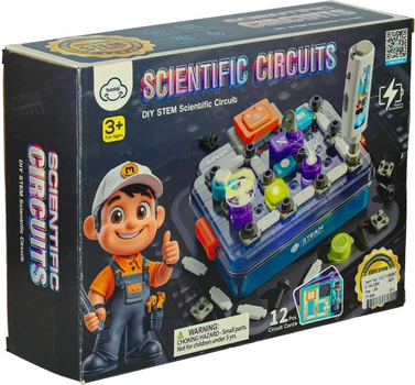 Zestaw edukacyjny KIK Mały elektryk 45 elementów + 12 kart KX2916 (5903039769380)