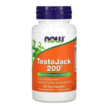 Комплекс для мужского здоровья (TestoJack 200) 60 капсул NOW-02198