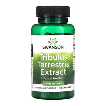 Экстракт якорцев стелющихся (Tribulus Terrestris Extract) 500 мг 60 капсул SWV-14179