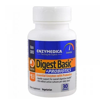 Ферменти та пробіотики (Digest Basic + Probiotics) 30 капсул ENZ-13050