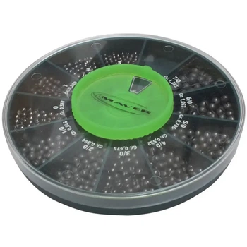 Набір грузил Maver Scatola Pallini Supercalibrati 250g №12-22