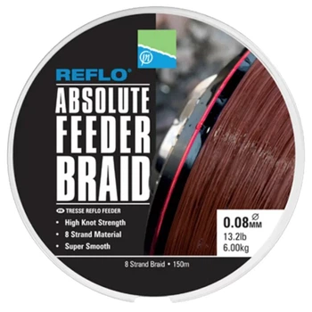 Шнур Preston Absolute Feeder Braid 150m 0.08mm 6.00kg
