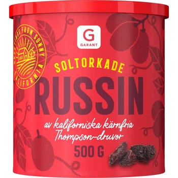 Сушені родзинки без кісточок Garant, 500 г russin_500