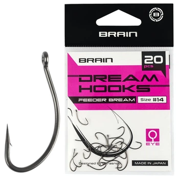 Крючок Brain Dream Hooks Feeder Bream #14 (20шт/уп)