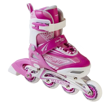 Роликовые коньки Maraton Soft Pink размер 39-42(447)
