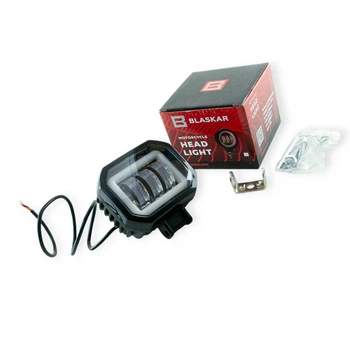 Фара дополнительная LED прямоугольная 90х75х50 (Д В Ш) 60W 5000K CREE дальний, ДХО BLASKAR