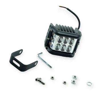 Фара додаткова LED прямокутна 100х76х73 (ДВШ) 36W дальній SPOT Megalight