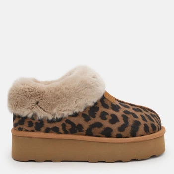 Женские угги низкие замшевые с мехом PLPS 5802 40 26.5 см Camel (ROZ6501019188)