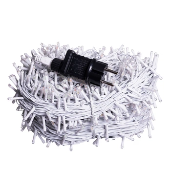 Гирлянда светодиодная 100 м 1000 LED белый провод мультиколор (577429)