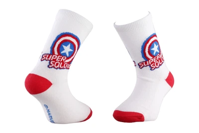 Носки MARVEL SUPER SOLDIER белый Дети 27-30, артикул 83899320-8 83899320-8