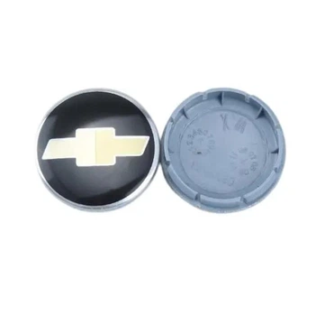 Колпак колеса Chevrolet черный +золотой логотип 63 мм пластик 1шт OEM C3003K63 (колпачок)
