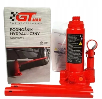 Гідравлічний підйомник домкрат GTMAX до 3000 кг Червоний