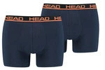 Трусы-боксеры Head BASIC BOXER 2P темно-синий, оранжевый Мужчины L