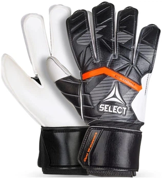 Перчатки вратарские Select GOALKEEPER GLOVES 03 YOUTH v25 черный, белый Детские 7 (17 см)