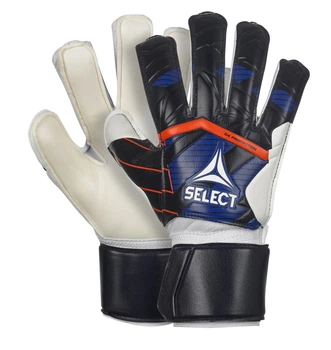 Перчатки вратарские Select GOALKEEPER GLOVES 04 PROTECTION v24 синий, белый Детские 7 (17 см)