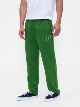 Спортивные штаны утепленные мужские Gap 420874641 S Зеленые (1159864778)