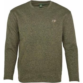 Пуловер Orbis Textil Herrenpullover Strick-Fleece L Оливковый