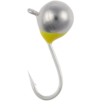 Мормышка вольфрамовая Viking Fishing Round+drop 0.31g 3mm Silver (1шт)