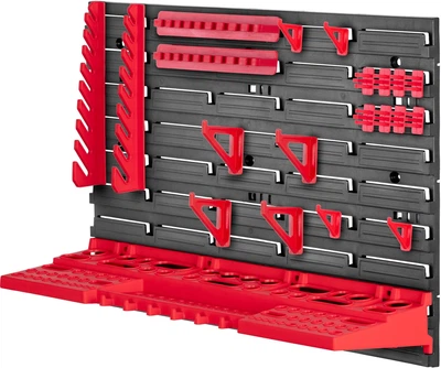 Tablica warsztatowa Kadax Lokke K7707 58 x 39 cm 21 element Czerwona (5903699472729)