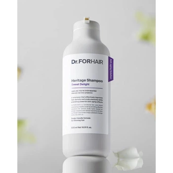 Антивозрастной шампунь для ослабленной кожи головы и тонких волос Dr.FORHAIR Heritage Shampoo Sweet Delight