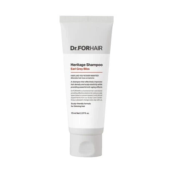 Антивозрастной шампунь для ослабленной кожи головы и тонких волос Dr.FORHAIR Heritage Shampoo Earl Grey Bliss
