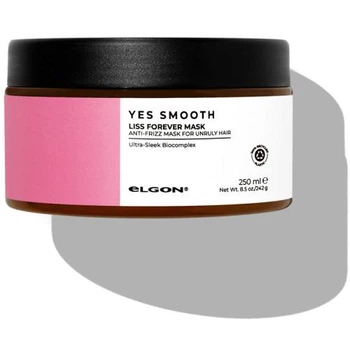 Розгладжуюча маска для волосся Elgon Yes Smooth Liss Forever проти пухнастості та для шовковистої гладкості, 250 мл
